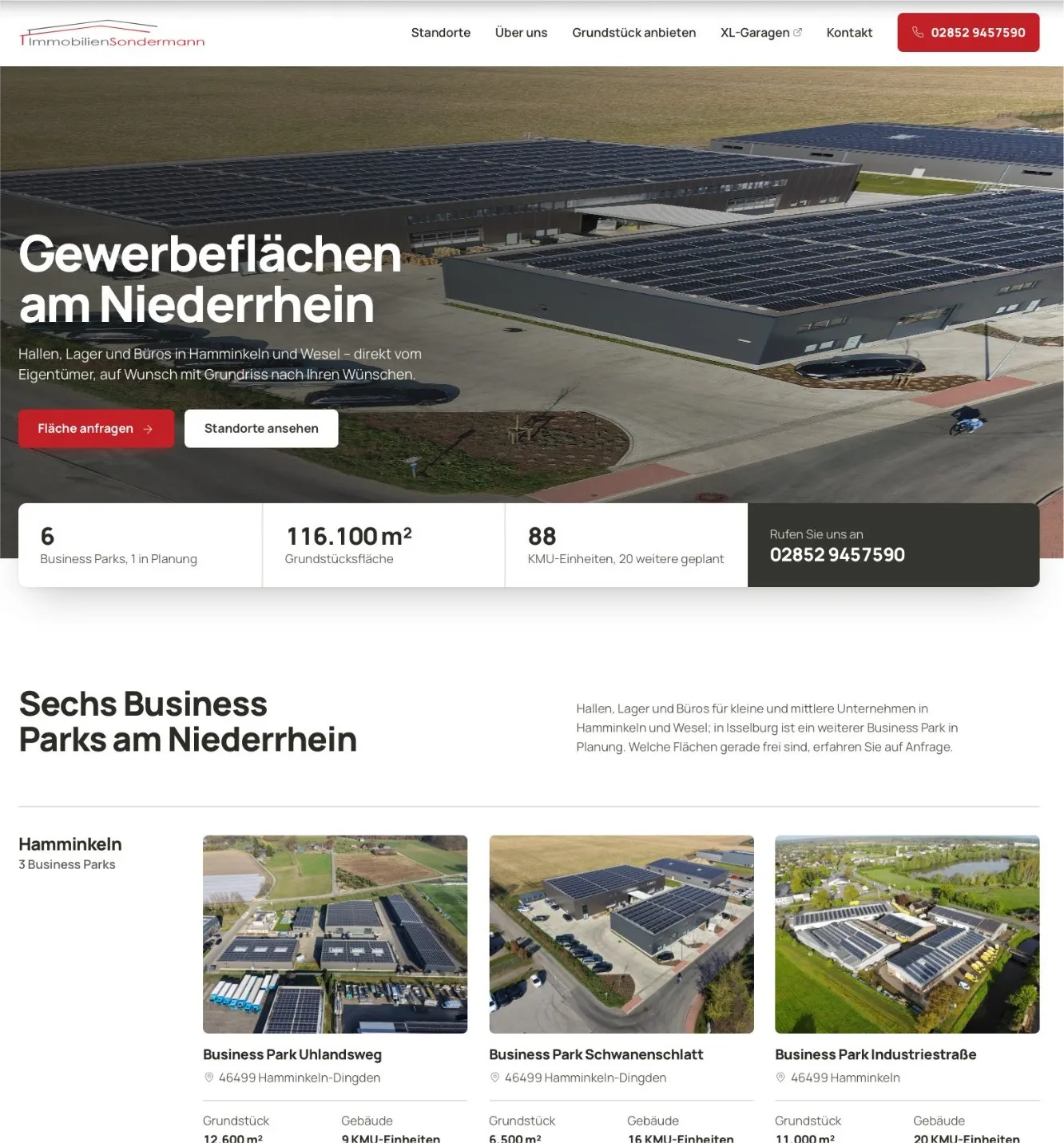 Neuer Entwurf für Immobilien Sondermann